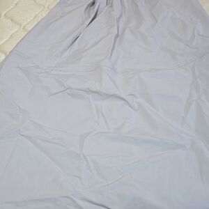 Light grey drawstring maxi skirt size S